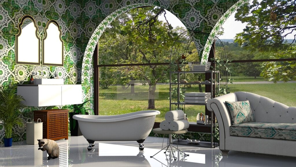 bathtub, bathroom, green-3622540.jpg